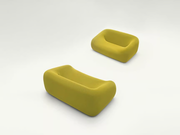 SMILE - Polyester small sofa by Paola Lenti - view 3